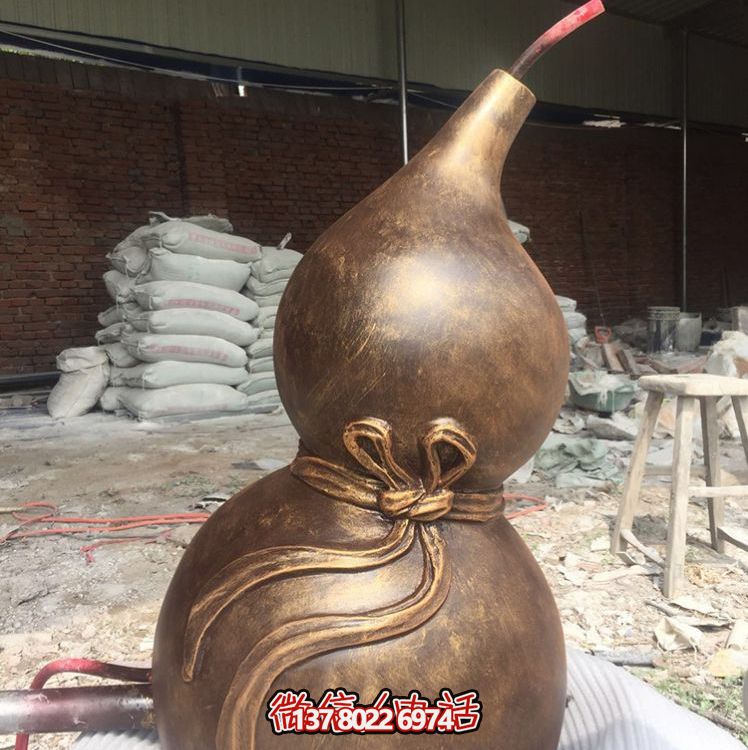 萬用銅雕葫蘆，集家居裝飾、鎮(zhèn)宅辟邪、雕塑藝術(shù)于一體