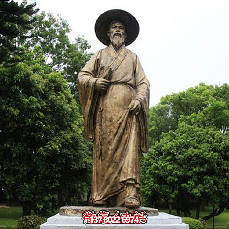 蘇軾銅雕像，贈送中國歷史文化之精髓