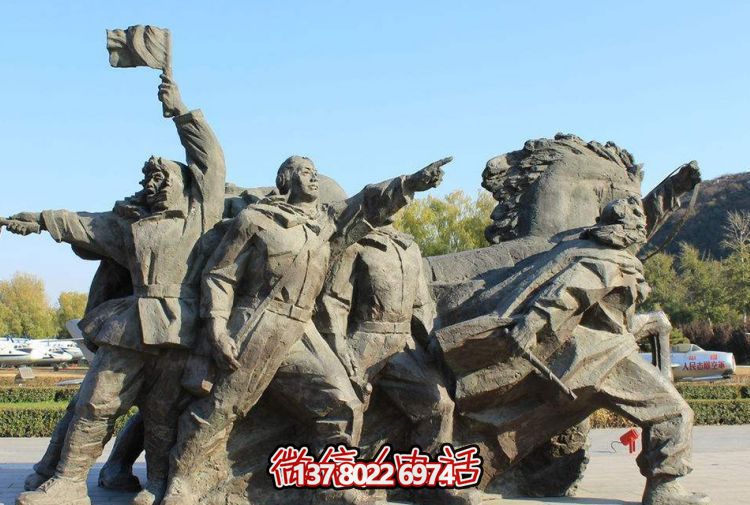 大型石雕景觀擺件，為廣場(chǎng)增添創(chuàng)意人物氣息