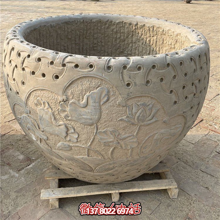 青石古意水缸，讓你融入古典世界