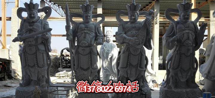 古樸雅致的大理石雕塑，見證古老神佛四大天王的傳承