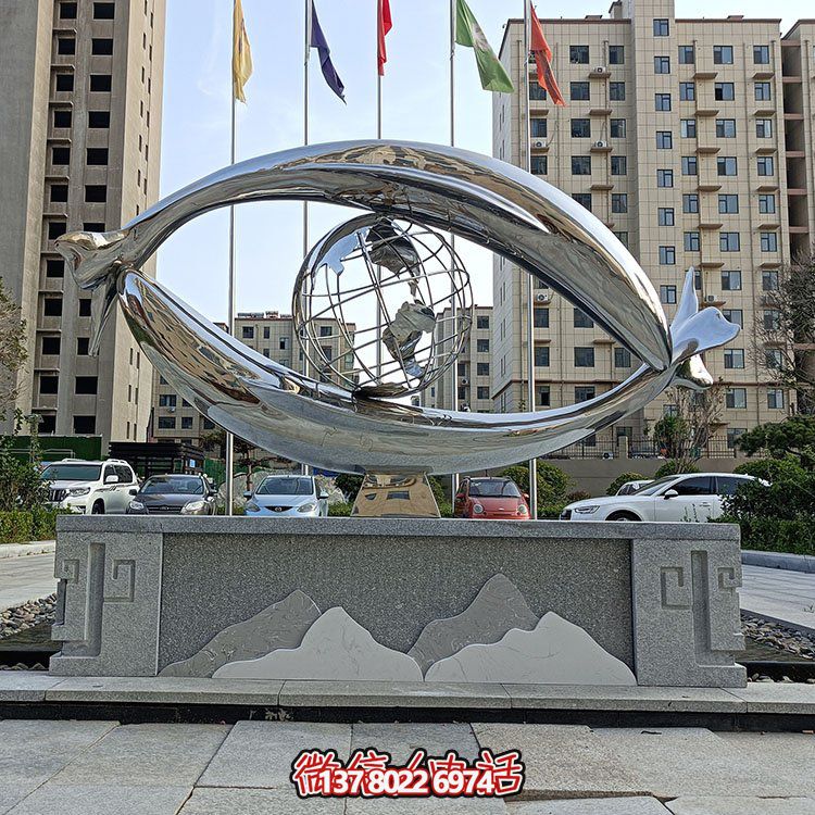 不銹鋼魚眼鏡創(chuàng)意景觀標(biāo)識(shí)