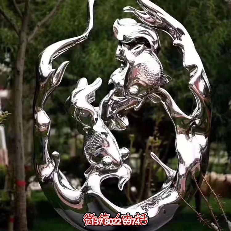 不銹鋼雕塑，為景觀廣場(chǎng)和園林增添抽象藝術(shù)