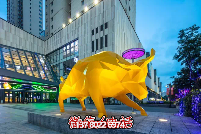 玻璃鋼彩繪雕塑讓你的廣場現象級創(chuàng)意牛! 玻璃鋼彩繪雕塑讓你的廣場現象級創(chuàng)意牛!