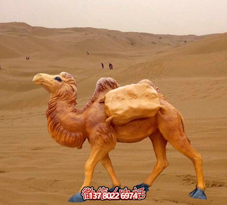 仿真駱駝雕塑，裝點園林廣場