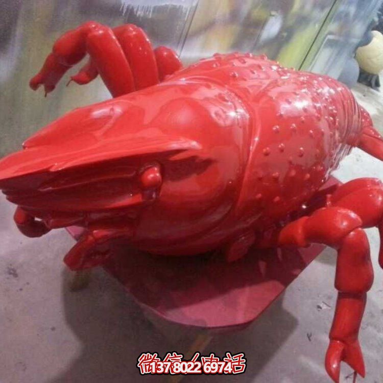 大型龍蝦雕塑裝飾品，點綴飯店、酒店門口