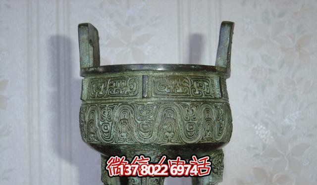 戶外景區仿古做舊青銅器鼎雕塑 戶外景區仿古做舊青銅器鼎雕塑