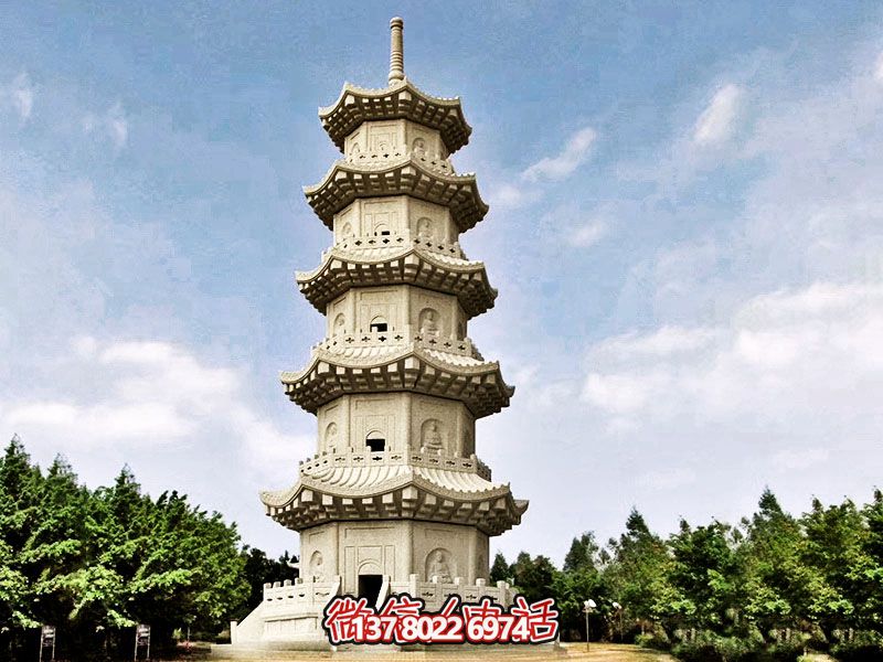 城市廣場(chǎng)擺放花崗巖多層石塔 城市廣場(chǎng)擺放花崗巖多層石塔